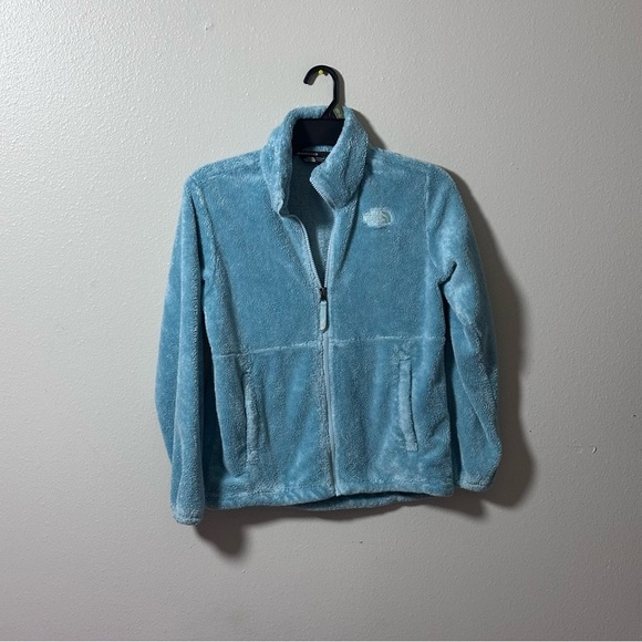 The North Face Girls Blue Full Zip Jacket Fleece Winter size L - Picture 1 of 9